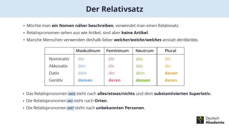 Relativsatz